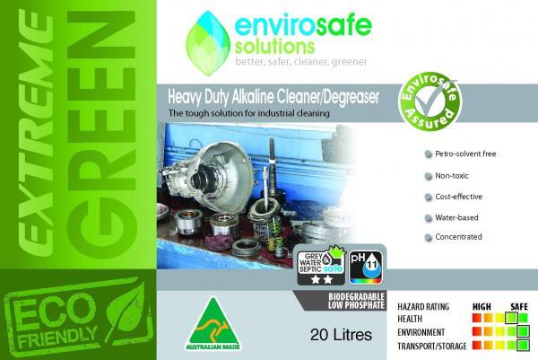 Heavy Duty Alkaline Cleaner Degreaser Label