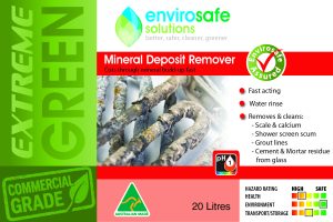 Extreme Green Mineral Deposit Remover scale calcium cleaner shower screens