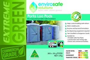 Extreme Green Porta-Loo treatment pods carton of 300