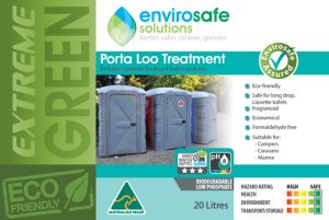 Extreme Green Porta-Loo Treatment - Environmentally Friendly Waste Breakdown Product by Envirosafe Solutions