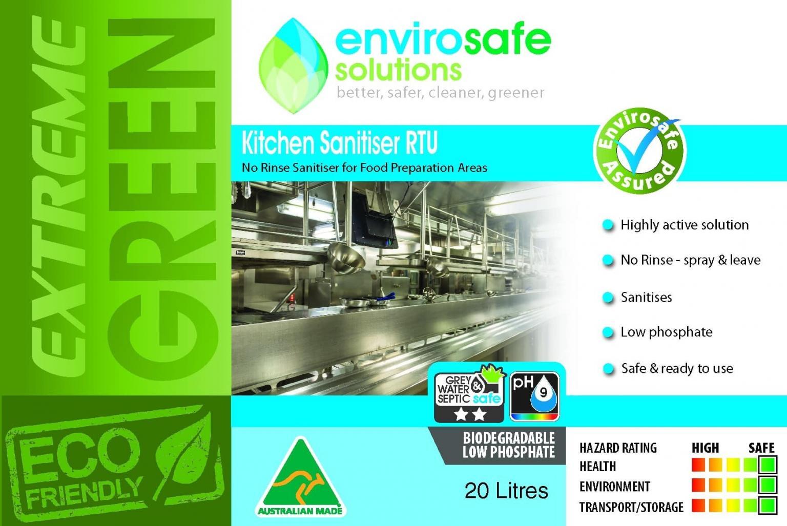 KITCHEN SANITISER - Envirosafe Solutions: Eco Friendly Liquid Products ...